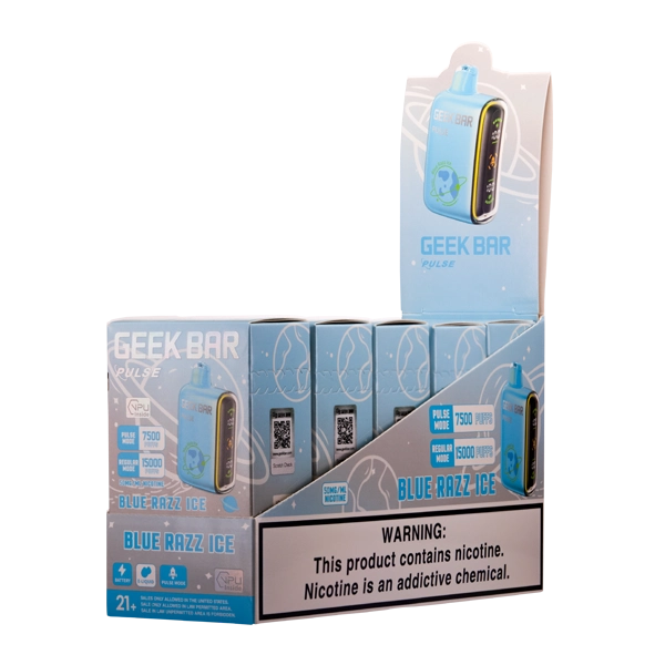 Blue Razz Ice Geek Bar Pulse 15k