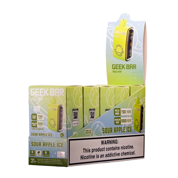 Sour Apple Ice Geek Bar Pulse 15k